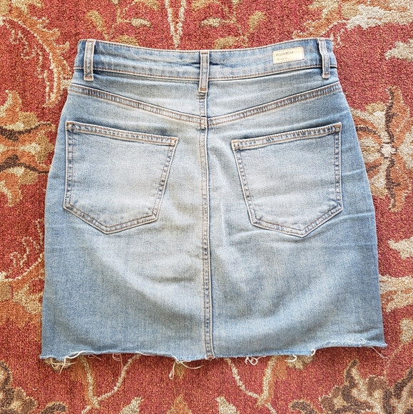 High Rise Denim Skirt - Picture 2 of 4